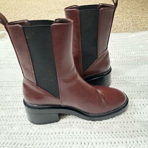 Amazon Women's Maroon Ankle Boots
